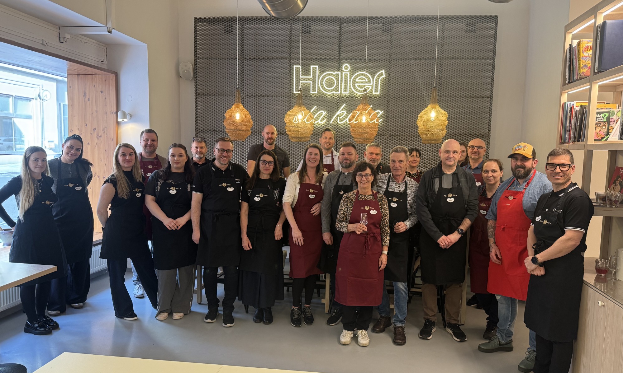 Produktové školení Haier a škola vaření Ola Kala